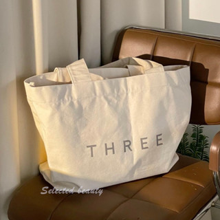 กระเป๋า THREE Bundle Of Joy Bag กระเป๋าโท๊ทผ้าคอตตอนอย่างหนา