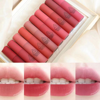 💖3CE Velvet Lip Gloss อัพเดตสีล่าสุด Velvet Lipstick นุ่มและทนทาน