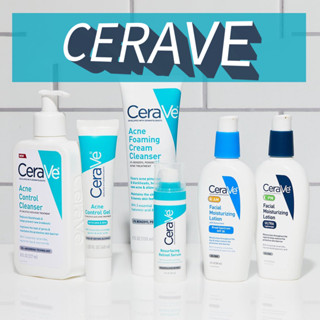 เซราวี Cerave AM/PM Lotion/Retinol surum/Acne cleanser โลชั่นบำรุงผิวหน้า สูตรกลางวัน และ กลางคืน