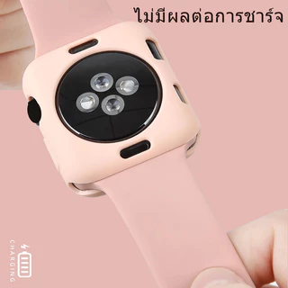 iwatch เคสซิลิโคนสำหรับนาฬิกา S11 10 9 8 7 6 5 4 3 2 1 นาฬิกาสมาร์ท เคสซิลิโคน 38/40/41/44/45/42/46/49mm