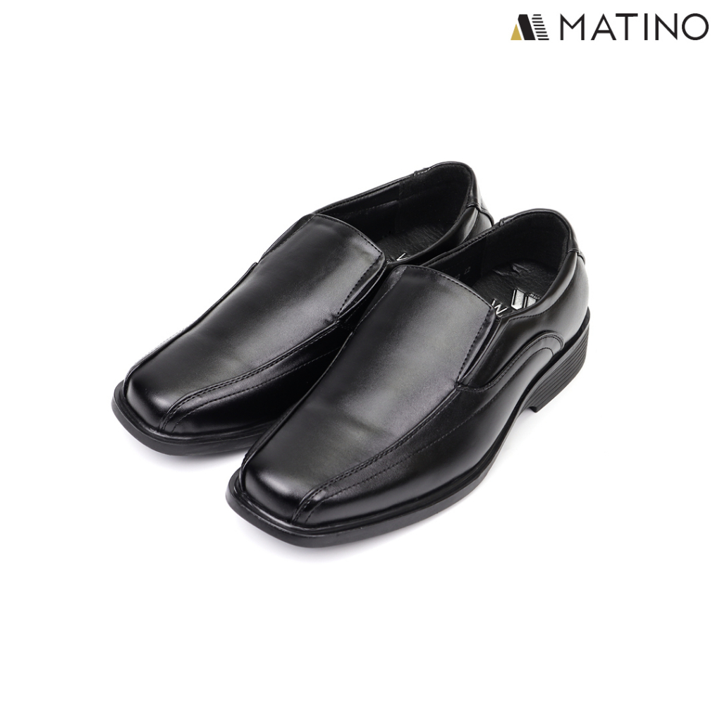 MATINO SHOES รองเท้าชายคัทชูหนัง รุ่น MNS/B 3022 - BLACK