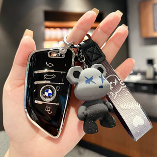 เคสใสซีทรู  รีโมทรถ BMW ทรงใบไม้ แบบบางพิเศษเข้ารูป สวยงาม สัมผัสบางเบา ปกป้องรีโมท วัสดุ TPUอย่างดี