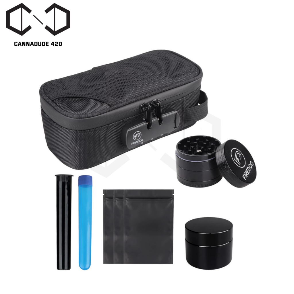 [TZ-16] FIREDOG กระเป๋าเก็บกลิ่น + ของครบเซท มีซิปล็อค Mylar Proof Stash Smell proof 1680D
