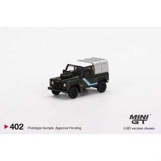 MINI GT No.402 Land Rover Defender 90 Pickup Bronze Green RHD MGT00402-R