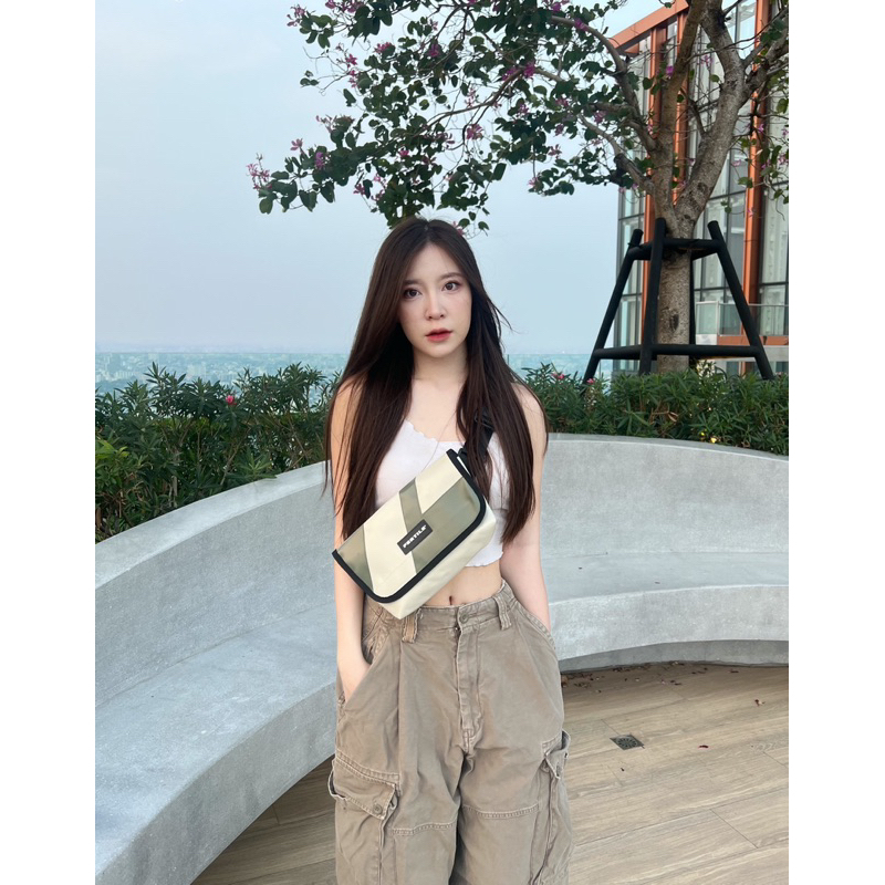 กระเป๋าสายเบลท์(ใบใหญ่)ขนาด11นิ้วทรงคาดอก,คาดเอว,สะพาย(No.055)