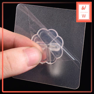 ตะขอ1บาท ตะขอแขวนผนัง ตะขอแขวนติดผนัง ตะขอติดผนัง ที่แขวนของ ตะขออเนกประสงค์ แผ่นกาว กาวแบบใส ติดทน