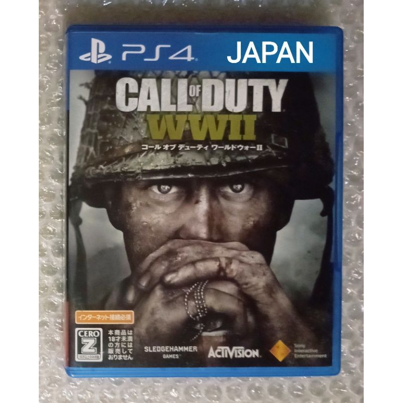 CALL OF DUTY WWII JAPAN PS4 มือสอง PLAYSTATION 4 JAPANESE COD WORLD WAR 2 WARII NAZI WAR2 สงครามโลก 