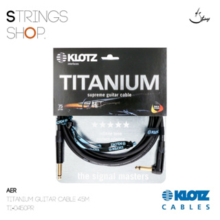 Klotz Cable TITANIUM guitar cable 4.5m (TI-0450PR)