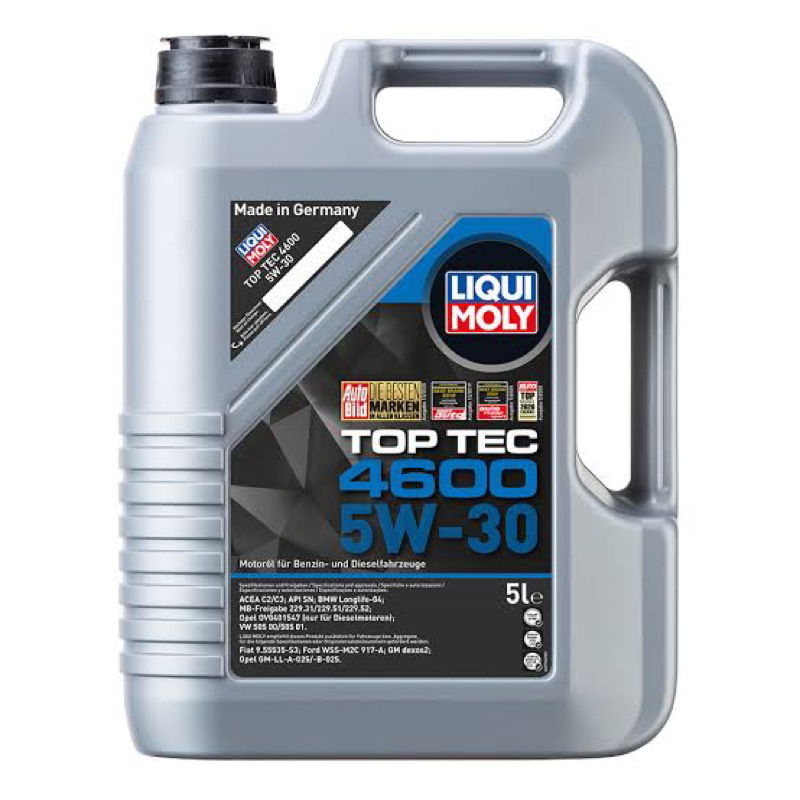 น้ำมันเครื่อง Liqui Moly 5w-30 Top Tec 4600(5 ลิตร)