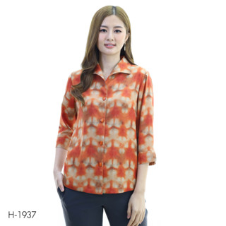 MIKIKO Shirt MI-H1937 โคโม่ จินจีร่า แขนยาว IGPU22-12