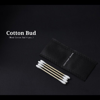 ✨ขายดี✨สำลีก้านโรงแรม คอตตอนบัดโรงแรม รุ่น Black Non Woven Cotton bud[แพ็คชนิดละ100ชิ้น]ของใช้ในโรงแรม Hotel Amenities