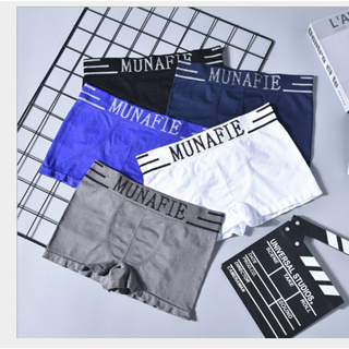 Boxer บ๊อกเซอร์ MNF Pack 10 ตัว กางเกงในชายขาสั้น ผ้านุ่ม ใส่สบาย ไม่อึดอัด**มีซองทุกตัว