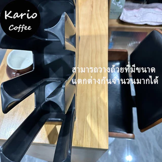 พร้อมส่ง｜สี่ช่อง ที่วางแก้วร้านกาแฟ กล่องใส่แก้วกาแฟ Cup Holder