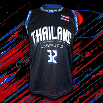 เสื้อบาส เสื้อบาสเกตบอล ลาย Thailand#32 รุ่น #BK0191 พิมพ์ทั้งตัว ไซส์ S-5XL