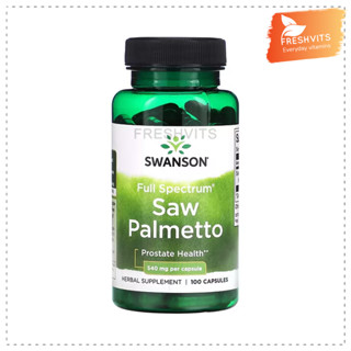 SWANSON.Full Spectrum Saw Palmetto, 540 mg 100 Capsules