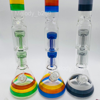 บ้องแก้ว Glass Bong ขวดแก้วสมุนไพร สูง 15.4 นิ้ว = 39 cm