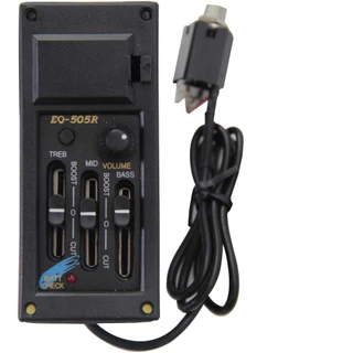 Imusic extra EQ Guitar EQ3 (EQ-505R) - Black (ไม่แถมถ่าน)