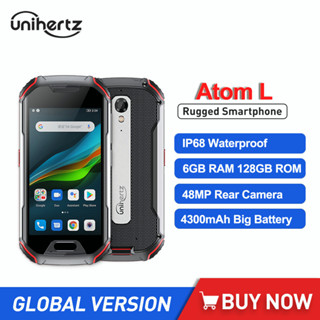 Unihertz Atom L 6GB+128GB, Rugged Unlocked Smartphone Android 11 Fast Charging 48 MP Camera 4300mAh Fingerprint Dual Sim