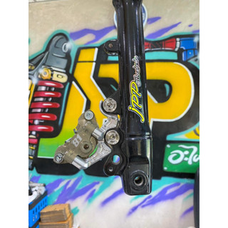 ขาปั้ม 8.1(2potรุ่นใหม่) &amp; Ktm Grandfilano จาน190mm. (เฉพาะขาปั้ม) สามารถใส่ปั้มได้ทั้ง 2 รุ่นตามภาพ งานสวย เข้ารูป