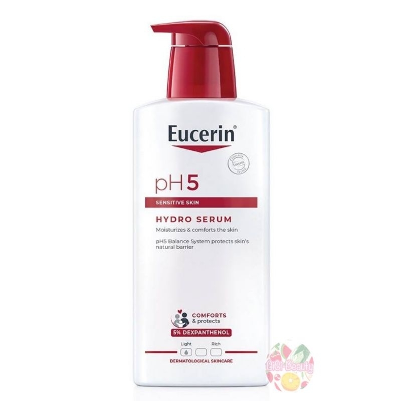 Eucerin pH5 Hydro Serum 400 ml ยูเซอริน ไฮโดร ซีรั่ม บำรุงผิวกายเข้มข้น ซึมซาบเร็ว