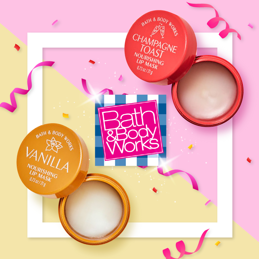 Bath & Body Works Nourishing Lip Mask บำรุงริมฝีปากให้นุ่ม ชุ่มชื้น ดูสุขภาพดี ตลอดวัน! มีหลายกลิ่นให้เลือกด้านในค่ะ