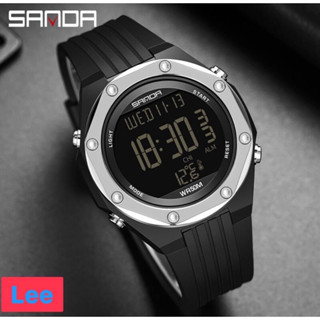 นาฬิกา sanda รุ่น 6093 ของแท้ 💯% วัดอุณหภูมิได้ !!!