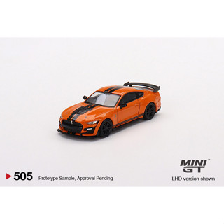 MINI GT No.505 Ford Mustang Shelby GT500 Twister Orange RHD MGT00505-R