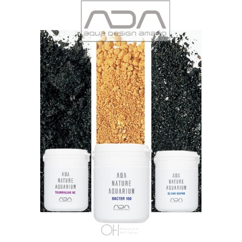 ชุดตั้งตู้ แบรนด์ ADA มาตรฐานญี่ปุ่นคุณภาพระดับโลก®ของแท้ Bacter 100 , Tourmaline BC , Clear Super