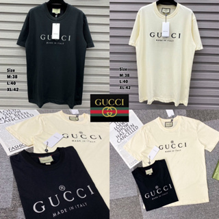 เสื้อยืด Gucci 💚❤️💚 เสื้อยืดคอกลม | เสื้อยืดแบรนด์เนม