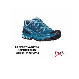 LA SPORTIVA ULTRA RAPTOR II WIDE WOMEN - INK/TOPAZ - รองเท้าวิ่งเทรลผู้หญิง