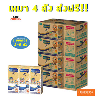 4 ส่งฟรี! Enfagrow A+ UHT เอนฟาโกร เอพลัส สูตร 3 4 รสจืด วานิลลา 180มล 24กล่อง นม นมจืด นมกล่อง ยูเอชที เอนฟา