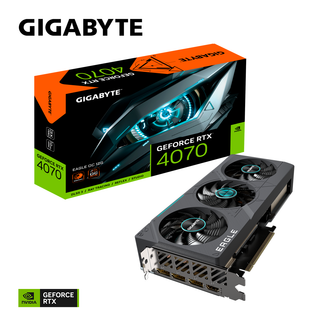 VGA (การ์ดแสดงผล) GIGABYTE GEFORCE 4070 EAGLE OC 12G (GV-N4070EAGLE OC-12GD) -3 YEARS