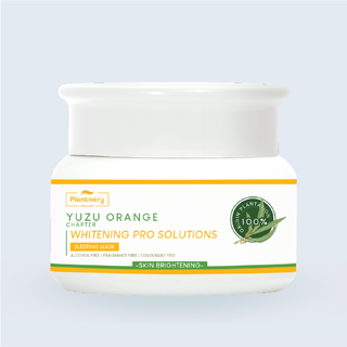 Plantnery Yuzu Orange Sleeping Mask (50g) สลีปปิ้งมาสก์เพื่อผิวเปล่งปลั่ง กระจ่างใส เนื้อเจลบางเบา เย็นสดชื่น