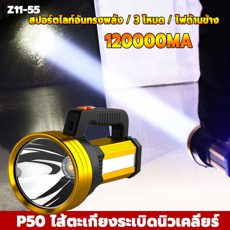 ระยะฉายรังสี1000km！ไฟฉายแรงสูง ไฟฉายLED（ไฟสูงพิเศษ/ไฟด้านข้าง）CRXไฟฉาย 100wlumens LEDไฟฉายไฟแรงสูง ส