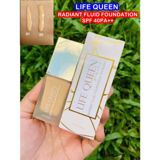 LQ - LIFE QUEEN RADIANT  FLUID FOUNDATION SPF 40PA++  20ml