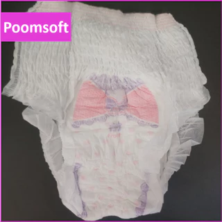 (โปรโมชั่นสินค้าใหม่) ผ้าอนามัย poomsoft ，กางเกงผ้าอนามัย กันรั่วซึม, แบบบางเฉียบกระชับ ,ปกป้องตลอดคืน