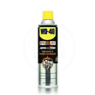 WD-40 AUTOMOTIVE Machine&amp;Engine สเปรย์ล้างคราบไขมันและจาระบี ทำความสะอาดคราบจาระบี น้ำมัน สิ่งสกปรก และคราบกาวต่างๆ 450m