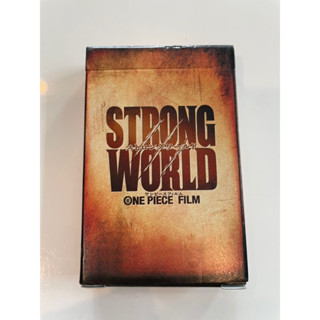 ไพ่การ์ดStrong world one piece filmของสะสมหายากจัดเลย