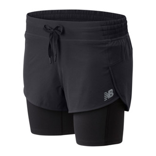 New balance Impact Run 2 In 1 Short  Size XS : กางเกงออกกำลังกาย 2 in 1 สำหรับผู้หญิง