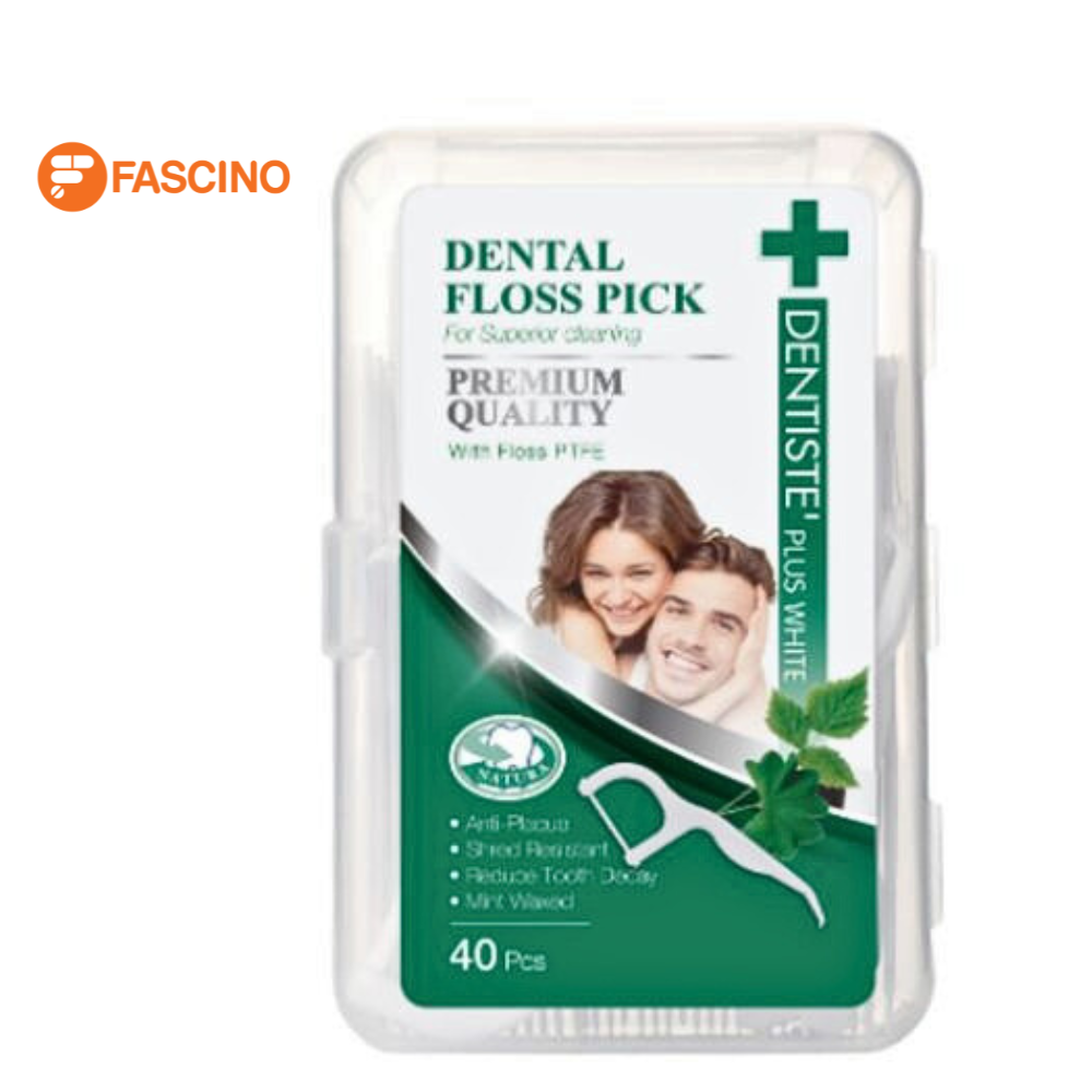 (OOS) Dentiste’ Dental Floss Pick ไหมขัดฟันพร้อมด้ามจับ (40 ชิ้น)
