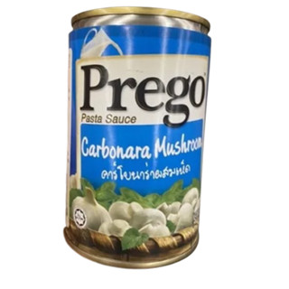 Prego Carbonara Mushroom Pasta Sauce 295g.อาหาร เครื่องปรุง น้ำสลัด ซอสปรุงรส