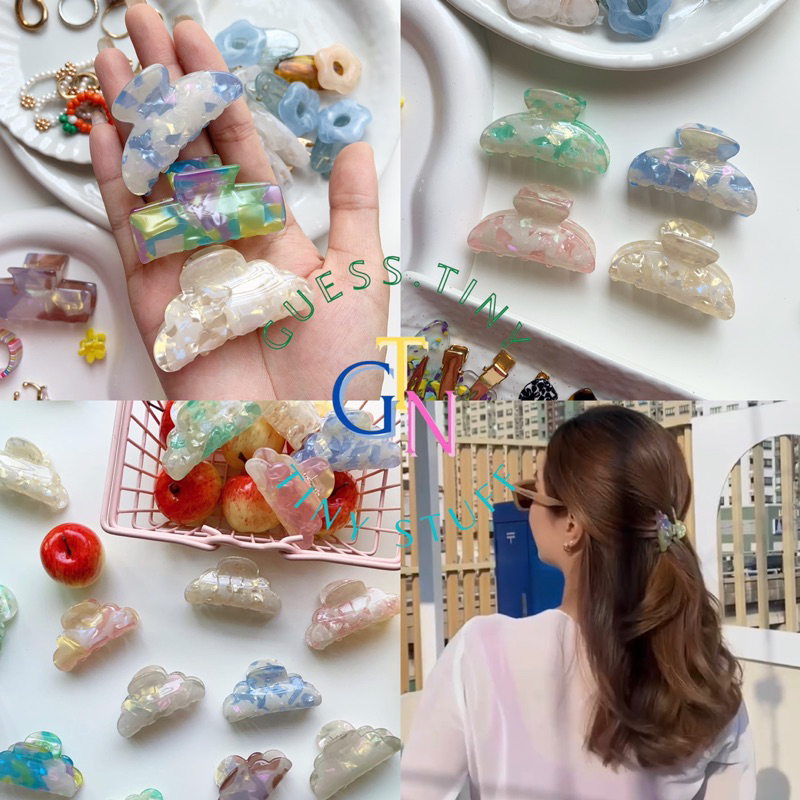 Hair Clips & Hair Pins 75 บาท เพิ่มสีใหม่ ✨ กิ๊บหนีบผม 4 c.m. เหมาะกับสาวผมสั้น/ผมไม่หนามาก  ⛅️ ✨ GTN on the Cloud HairClaw ✨ ☁️ Fashion Accessories