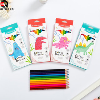สีไม้ ดินสอสี สีไม้ 12 สี สีไม้ ดินสอสีไม้ 2 หัว ดินสอสี แบบแท่งยาว ดินสอสีไม้ ดินสอสี สีไม้แท่งยาว สีไม้ ระบายสี