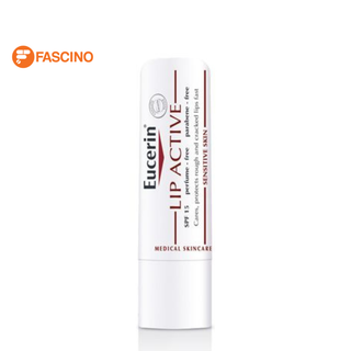 Eucerin Lip Active 4.8g ยูเซอริน ลิป แอ็คทีฟ ลิปมัน บำรุงริมฝีปากนุ่มชุมชื้น