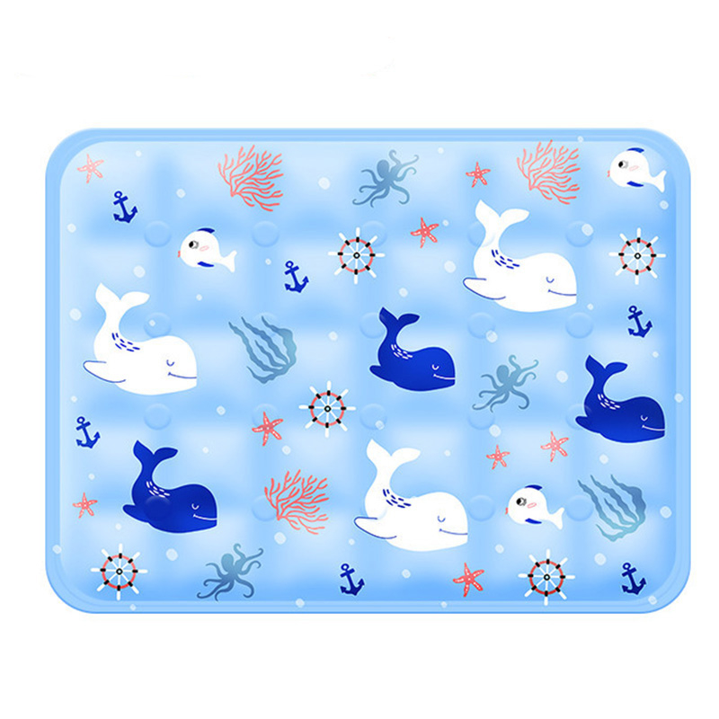 🐶❄พร้อมส่ง แผ่นเจลเย็นแมว ที่นอนเจลเย็นสุนัข แผ่นเจลเย็นสุนัข ที่นอนเย็นสุนัข Pet Cool mat 90*60CM แผ่นน้ำแข็งเจล - รูปที่ 2