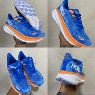 ✅ พร้อมส่ง 🍊รองเท้าวิ่ง hoka clifton 9 wide ยอดฮิตมาใหม่ หน้ากว้าง พื้นนุ่ม สายซัพพอร์ต