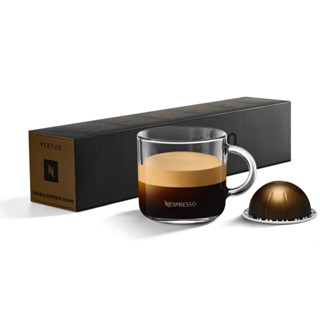 NESPRESSO Vertuo Double Espresso SCURO Coffee Capsule เนสเพรสโซ เวอทัว ซัวโร กาแฟคั่วบด แคปซูล 10 Coffee Pods