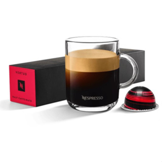 NESPRESSO Vertuo HALF CAFFEINATO Coffee Capsule เนสเพรสโซ เวอทัว ฮาลฟ คาฟเฟียนาโต กาแฟคั่วบด แคปซูล 10 Coffee Pods