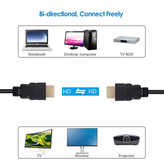 สายHD TO HD ต่อกับทีวี  TV HD Cable ยาว 1 เมตร 4K V2.0 HD 1080P