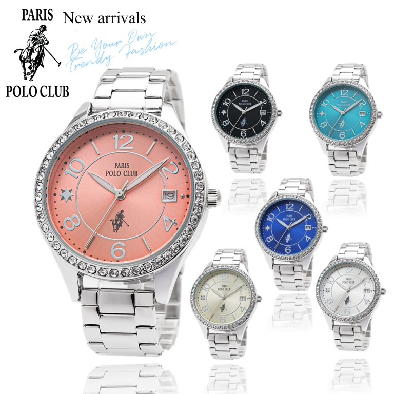 นาฬิกาข้อมือผู้หญิง Paris Polo Club รุ่น PPC-220502L